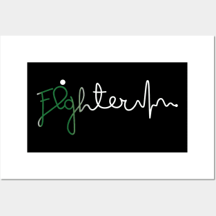 Fighter- Liver Cancer Gifts Liver Cancer Awareness Posters and Art